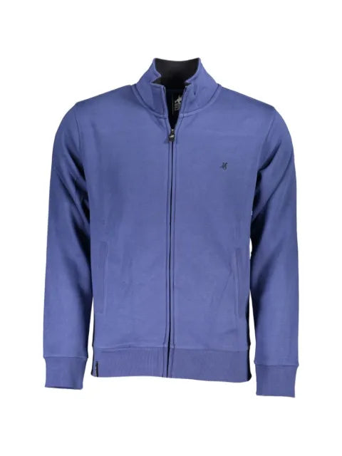 U.S. Grand logo-embroidered zip-up cardigan