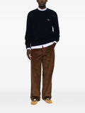 Lacoste ribbed-knit raglan-sleeve sweater