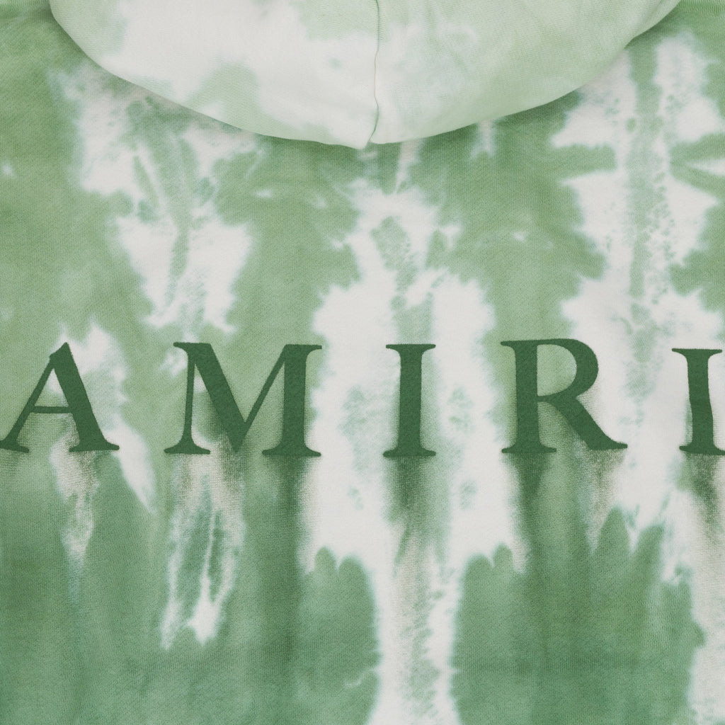 Mineral Green MA Logo Dip Dye Hoodie