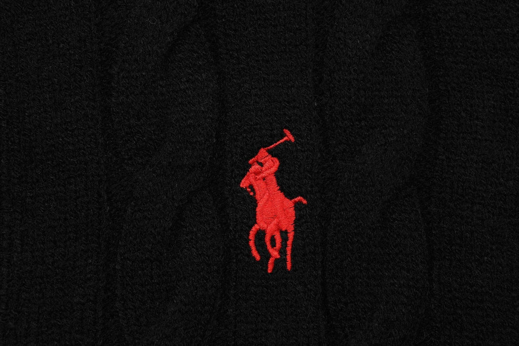 Ralph Lauren Cable-Knit Quarter-Zip Sweater